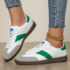 Elle Retro Leather Sneakers