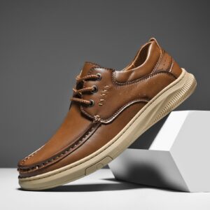 Chaussures Oxford en Cuir Véritable