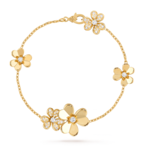 Bracelet Frivole, 5 fleurs